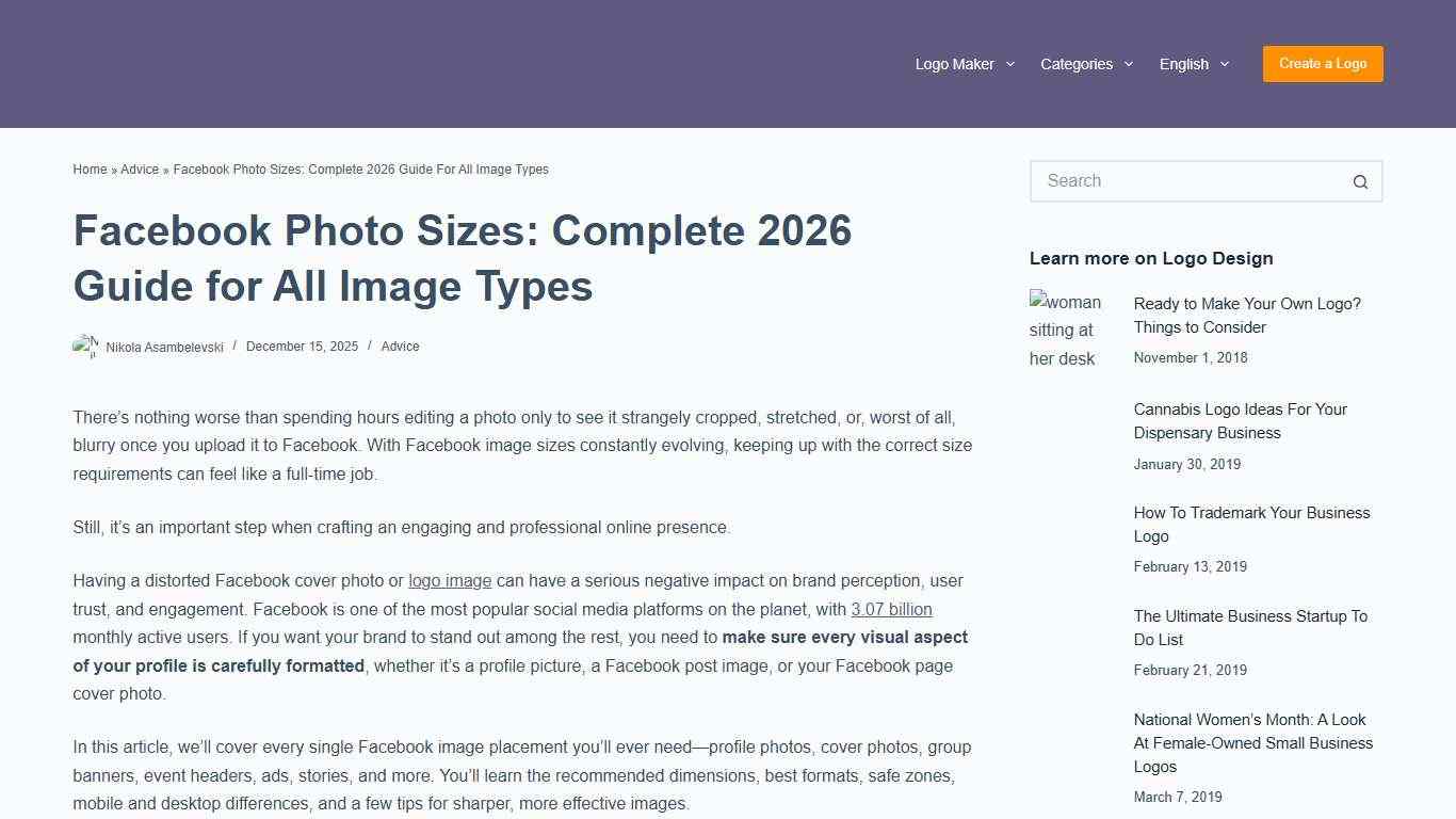 Facebook Photo Sizes: Complete 2026 Guide for All Image Types